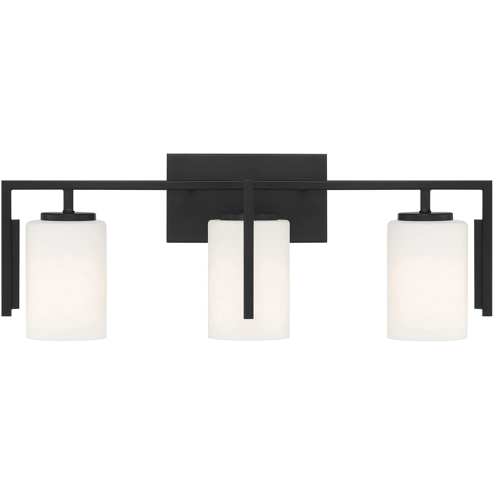 Cambria 3 Light 24 inch Matte Black Vanity Light Wall Light